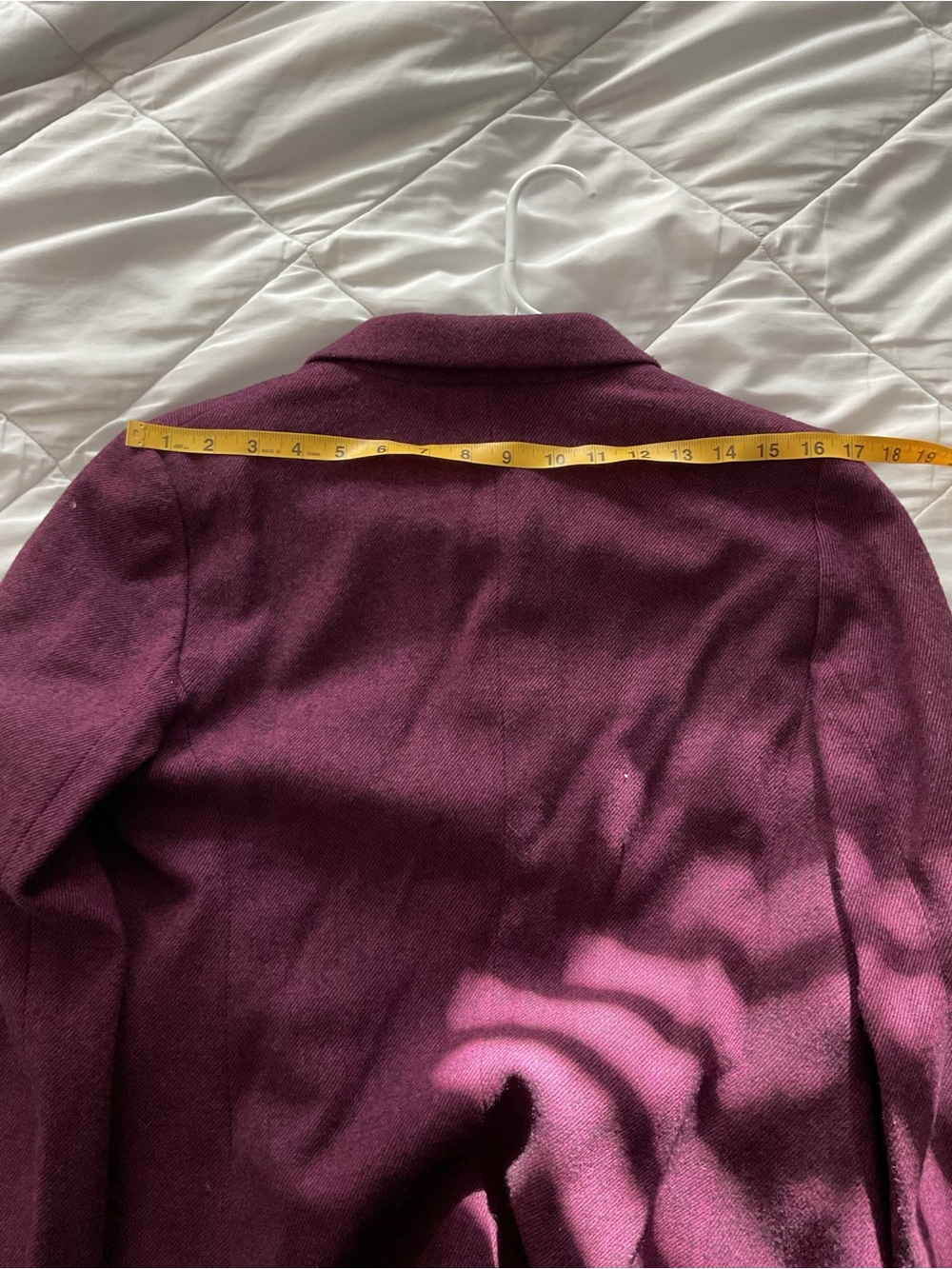 Banana Republic Wool blend Purple Blazer - Picture 6 of 8